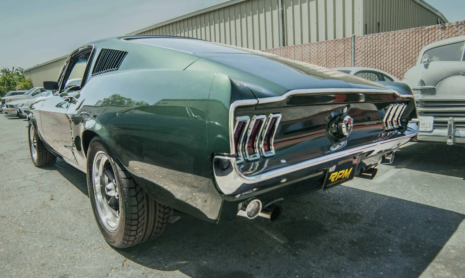 Mustang photographed for an automotive social campaign